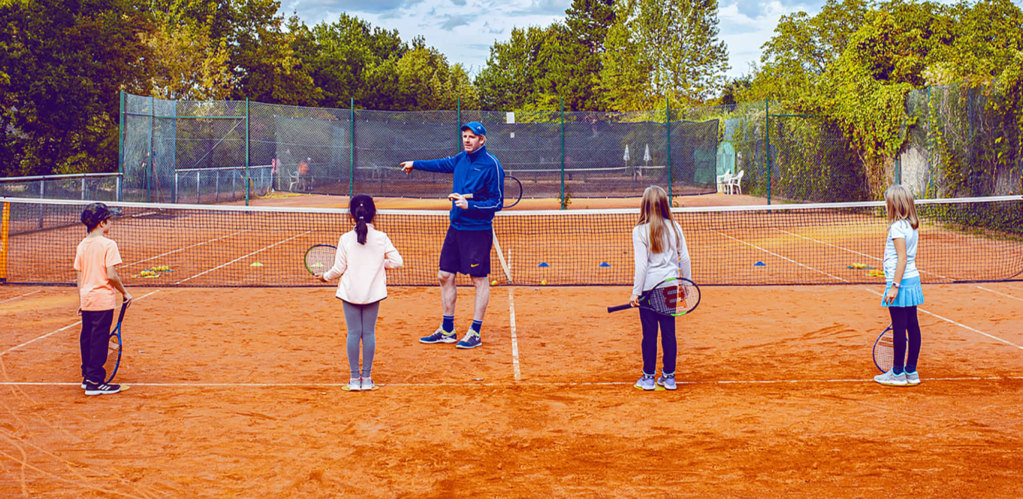 Tennisunterricht für jedes Alter